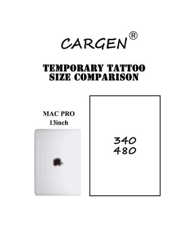 CARGEN 4 Sheets Full Back Dragon Temporary Tattoos for Men - Realistic Body Art Stickers with Dragon, Tiger, and Bird Designs - Buy Online on GoSupps.com