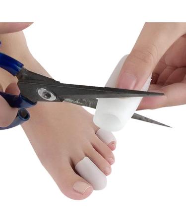 POPETPOP Silicone Toe Separator Sleeves - 10pcs Protectors for Overlapping Toe, Bunion Spacer Alignment Corrector - Buy Online on GoSupps.com