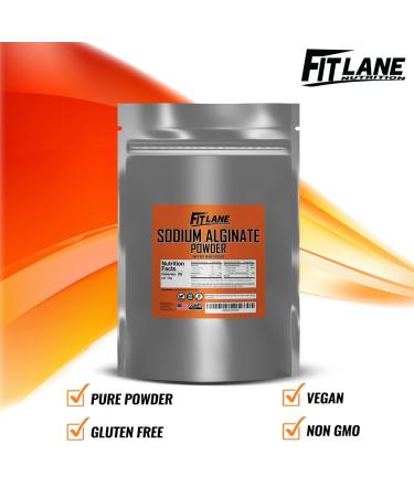 Sodium Alginate Powder 1lb - Food Grade Thickening Agent | Non-GMO & Vegan - Buy Online on GoSupps.com