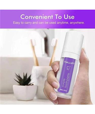 Buy Purple Toothpaste for Whitening - Teeth Stain Removal & Colour Corrector | Fast International Shipping - Buy Online on GoSupps.com