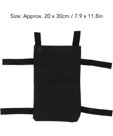 Crutch Bag Portable Travel Organizer Lightweight Large Capacity Crutch Accessories Storage Pouch Organizer Bag Universal Waterproof Black Crutch Bag - Buy Online on GoSupps.com