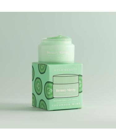 NCLA Beauty Sleep Overnight Lip Mask - Lip Mask for Women - Nourishes and Hydrates with Castor Seed Oil and Shea Butter - Cucumber Mint - 0.5 oz - Buy Online on GoSupps.com