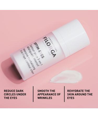 Filorga Optim-Eyes Eye Cream- 3-in-1 Skin Treatment for Dark Circles, Wrinkles & Puffiness- 0.5 fl. oz - Buy Online on GoSupps.com