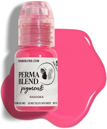 Perma Blend Bazooka Microblading Ink - Bright Pink Lip Blush - Vegan (0.5 oz) - Buy Online on GoSupps.com