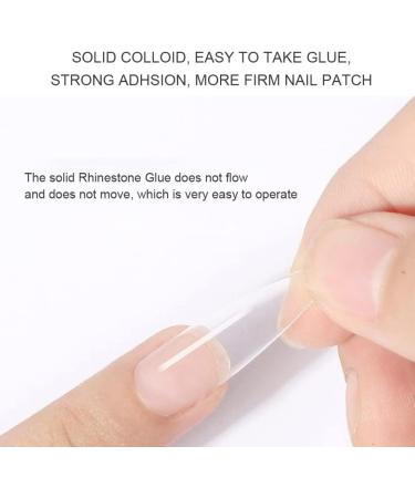 Nail Art Rhinestone Glue Super Sticky Manicure Polish Solid Adhesive Nail Art Tools Manicure tackle - Buy Online on GoSupps.com