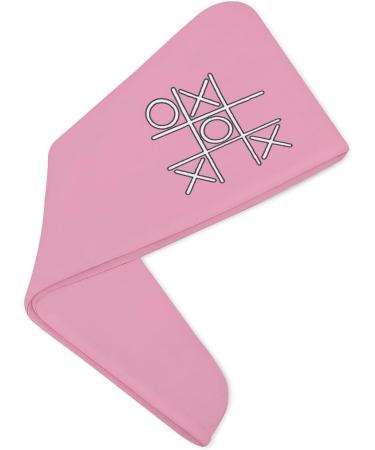 Tic Toe Noughts and Crosses Microfiber Hair Towel Wrap - Super Absorbent Turban for Women 10"x26" - Ideal Hair Care Solution - Buy Online on GoSupps.com
