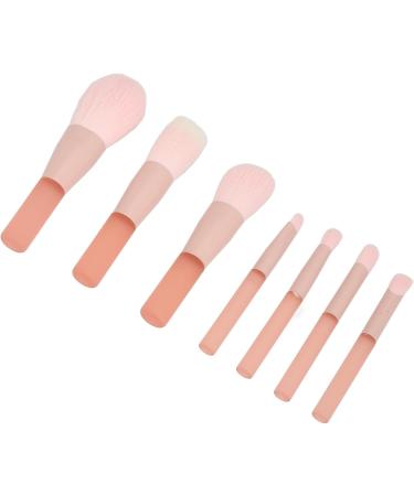Travel Makeup Brush Set Mini Travel Makeup Brush Set Fluffy Brushes 7 Pieces Portable Resin Handle Compact Size with Storage Bag for Sensitive Skin for Outing - Buy Online on GoSupps.com