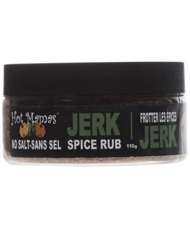 Hot Mamas All Natural Jerk Spice Rub - Kosher Certified Salt Free Gluten Free Keto Friendly and No MSG 110g