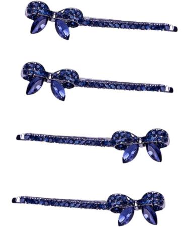 DOITOOL 4 Pairs Metal Hair Clips Pearl Hair Pin Hair Barrettes for Women Headwear for Women Hair Accessory for Girls Diamonds Hair Clips Antique Hairpin Wedding Miss Side Clip Rhinestones - Buy Online on GoSupps.com
