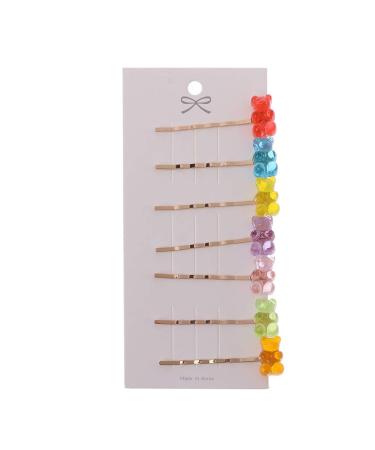Atatmount Mixed cartoon panda bear hair clips bubber bears rainbow sweets hair jewelry for women girls