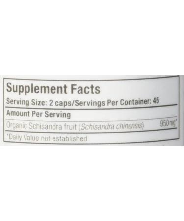 Oregon's Wild Harvest Schisandra - 90 Vegetarian Capsules for Optimal Wellness - Buy Online on GoSupps.com