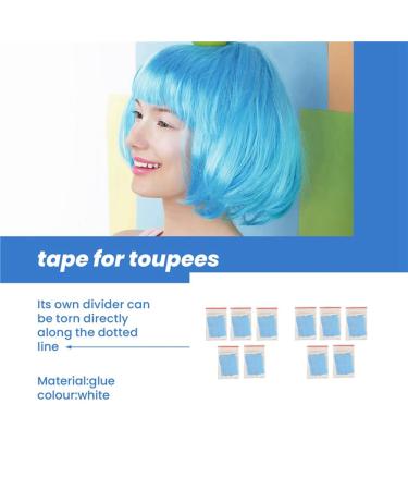 Paociuro 360Pc/Lot Strong Wig Double Tape Strips Light Blue Waterproof Sweat Extension Lace Wig Wig Film Adhesive - Buy Online on GoSupps.com