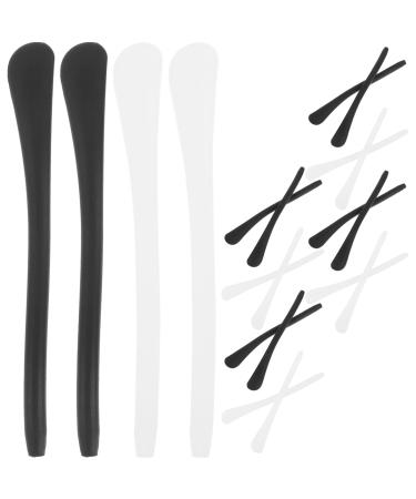 ToddMomy 10 pair of sports glasses strap holders made of silicone for ears for glasses for glasses for glasses for glasses ear brass bracket spare earstream.