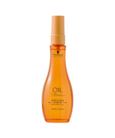 Schwarzkopf Professional Oil Ultime Argan Finishing Oil Hair Oil Normal Thick Hair Natural And Purified Smoothes The Cuticle Anti Frizz Heat Protection Shining Softing Nourishing Moisturizing 100 ml