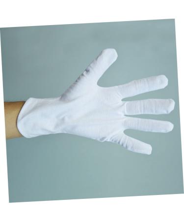 minkissy Cotton Work Gloves 18 Pairs Work Gloves White Gloves Factory Gloves Cotton Gloves Lengthen White Work Gloves - Buy Online on GoSupps.com