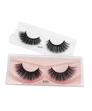 10 Pairs 3D Mink Eyelashes Natural Soft Wispy Volume False Lashes for Daily Wear | Reusable & Fluffy (#309 - Buy Online on GoSupps.com