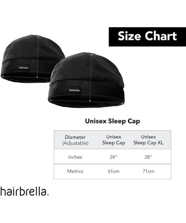 Hairbrella Premium Satin-Lined Wave Cap for Men | Durag Alternative for 360 Waves | Black X-Large - Buy Online on GoSupps.com