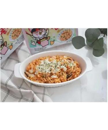 Samyang JAPAN Buldak Hot Chicken Ramen Noodles - Quadruple Cheese Creamy Carbonara Yakisoba (5 Packs) HALAL - Creamy Carbonara Flavour - Buy Online on GoSupps.com