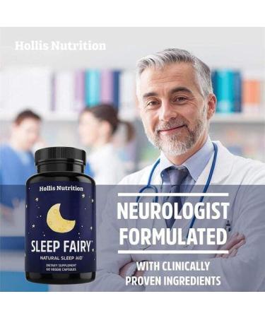 Sleep Fairy Natural Sleep Aid - 60 Vegan Caps | Hollis Nutrition - Buy Online on GoSupps.com