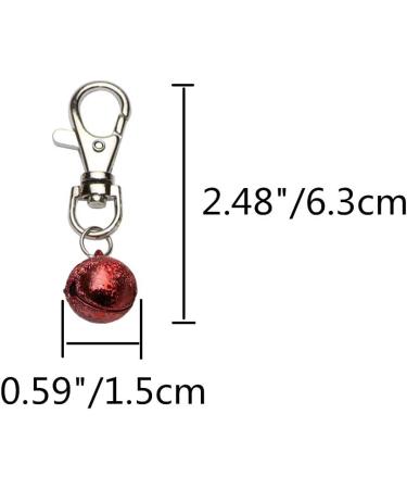 8 Pack Colorful Cat Collar Bells - Loud Dog Bell Training Charms for Pet Puppy & Kitty Necklace - Buy Online on GoSupps.com