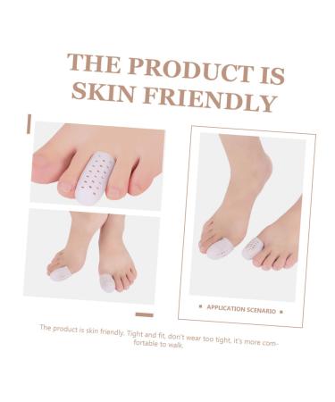 Healeved Silicone Toe Protector Caps - 6 Pairs | Thumb & Big Toe Sleeves for Bunion Relief | Gel Guards for Front Feet - Sebs Material - Buy Online on GoSupps.com