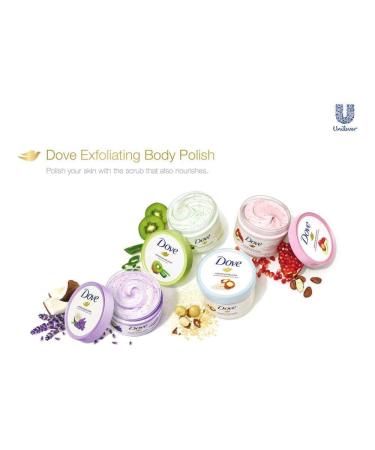 Dove Exfoliating Body Polish Crushed Lavender & Coconut Milk 10.5 oz - Pack of 2 - Buy Online on GoSupps.com