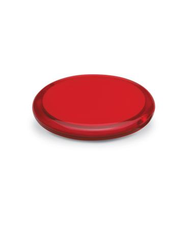 eBuyGB Cosmetic Double Sided Magnifying Compact Vanity Make Up Mirror Red Pocket Sized