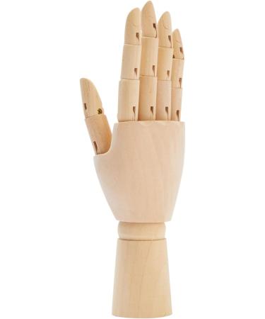 Wooden Hand Model 7 Art Mannequin Figure with Posable Fingers - Ideal for Drawing, Art Supplies & Jewelry Display - Buy Online on GoSupps.com