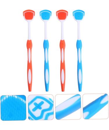 CLISPEED 12pcs Tongue Cleaning Brush - Metal Nanoplastic Scraper Colorful Oral Hygiene Tools (19.5x3x0.6cm) - Ship Worldwide! - Buy Online on GoSupps.com