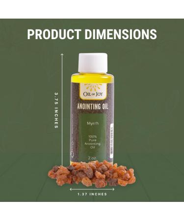 100% Pure Myrrh Anointing Oil 2oz | Ideal for Prayer Church Services & Ceremonies | International Shipping Available - Buy Online on GoSupps.com