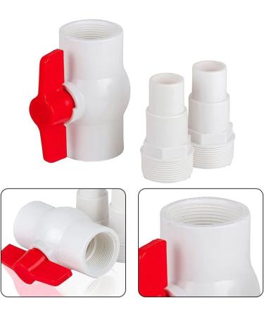 Buy AR512 Pool Shut-Off Valve with 2 Hose Adapter Connections (38mm & 32mm) - International Shipping Available - Buy Online on GoSupps.com