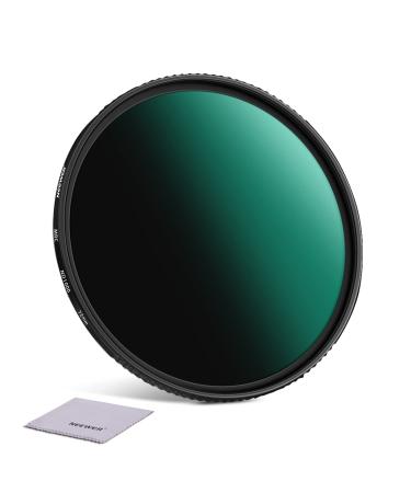 NEEWER 72mm ND Filter ND1000 10 Stops Neutral Density Filter Multi Layer Nano Coated/HD Optical Glass/Water Repellent/Scratch Resistant/Ultra Slim Black Matte Aluminum Alloy Frame for Long Exposure