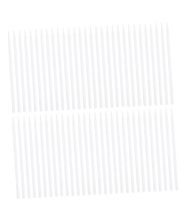 FRCOLOR 100pcs Disposable Eyeliner Brush Make up Applicators for Face Disposable Eyeliner Applicator Girl 9x6.5cm White