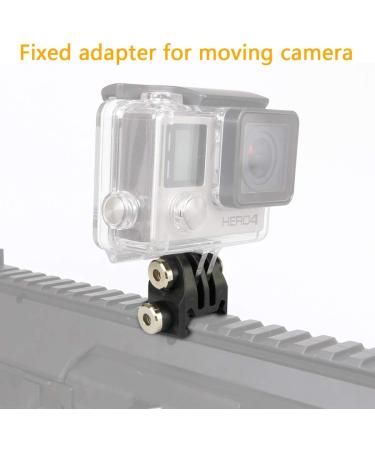 Picatinny Rails GoPro Camera Mount for Airsoft Guns & Helmets (2 Pack, Black) - Buy Online on GoSupps.com