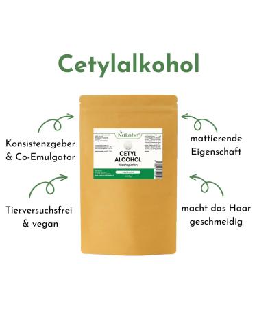 Buy Nakobe Cetyl Alcohol 500g | Fatty Alcohol Wax Beads Emulsifier & Consistency Agent for Skincare & Cosmetics - Buy Online on GoSupps.com
