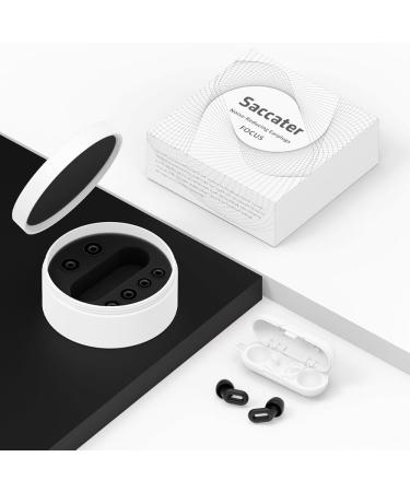 Focus Noise-Reducing Ear Plugs for Sleep | Reusable Soft Silicone for Snoring & Hearing Protection | 4 Sizes XS/S/M/L - Black - Pack of 1 - Buy Online on GoSupps.com