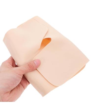 Knee Brace Compression Sleeve for Support in Running Gym Hiking | Beige Knee Support for Sports - Buy Online on GoSupps.com