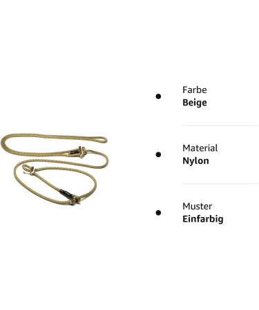Mystique Hunting Profi Silent Shoulder Leash 8mm with Pull Limiter - 280cm Beige | International Shipping Available - Buy Online on GoSupps.com