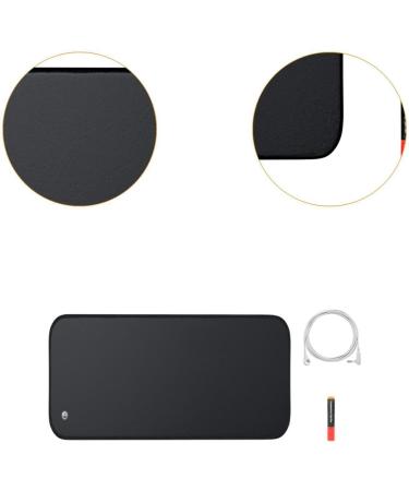 Tapis de sol conducteur pour matelas et couverture de lit : profitez des bienfaits la mise la terre tout moment. Utilisation pratique l ger et doux Noir 68x135cm 68x135cm Noir - Buy Online on GoSupps.com