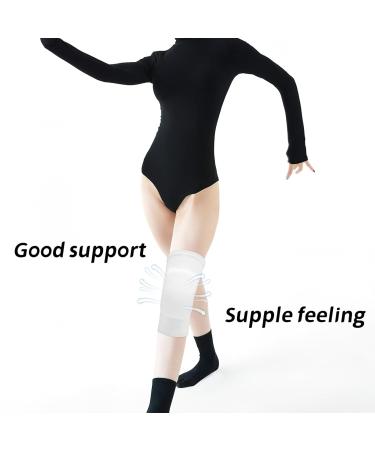 Yardwe 3 Pairs White Knee Braces - Elastic Compression Knee Sleeves for Sports Running & Joint Recovery - Athletic Knee Support Bandages - Buy Online on GoSupps.com