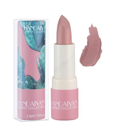 AKARY Matte Nude Lipstick  Bold & Intense Nudes Paper Tube Lipsticks Smooth Velvety Lip Gloss  Long Lasting Lip Stick Non-Stick Cup Not Fade Nude Lip Stick  Senior Matte Lip Makeup Gifts for Women and Girls 04 Light Pin...