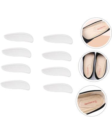 NOLITOY 4 Pairs Flatfoot Insoles - Heel Pad & Supination/Pronation Correction | Soft Gel Transparent Orthotic Inserts for Unusual Shoes - 7.8x3.5cm - Buy Online on GoSupps.com