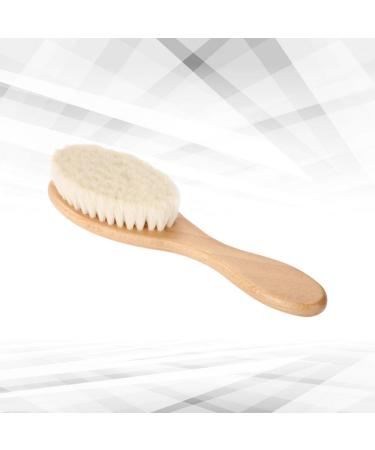 Buy NOLITOY Mustache Brush & Beard Straightening Comb - Wooden Facial Cleansing Brush for Men | Anti-static 15x4x2 CM - Buy Online on GoSupps.com