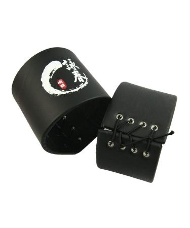 Wing Chun Wooden Dummy Punch Pad Wing Chun Kung Fu Wooden Dummy Head Pad Training Boxing Kung Fu Kick - 2 in 1 Set - Black BK