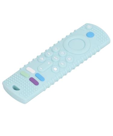 TV Remote Control Bite Ring Toy | Gum Massage & Coordination Aid for Babies | Light Blue Travel Essential - Buy Online on GoSupps.com