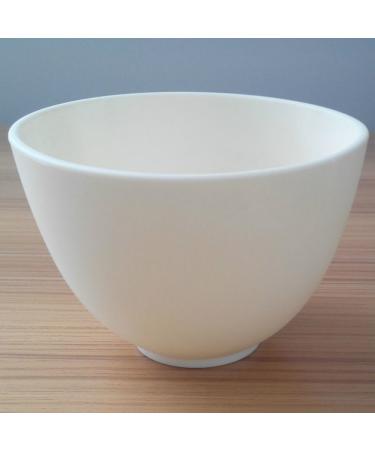 Elitzia ETBWP001 Silicone Color Mask Bowl - Cosmetic Salon Tool | 4 Size Options (10.5x7.5) - White Color - Buy Online on GoSupps.com