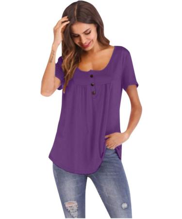 Shop Y2K Women's Crop Top - Aesthetic Short Sleeve Summer T-Shirt | Streetwear Blouse & Oversize Fashion in Gray Purple & White (4XL) - Buy Online on GoSupps.com