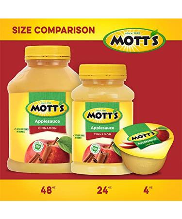 Mott's Cinnamon Applesauce 24 oz Jar (Pack of 12) - Delicious & Healthy Snack - Buy Online on GoSupps.com