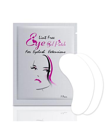 100 Pairs Under Eye Pads  Eyelash Extension Gel Patches Hydrogel Eyes Patches Lint Free Eye Pads for Eyelash Extension Supplies