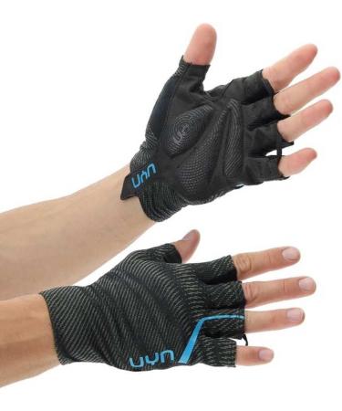 UYN Unisex Adult Road Gloves - Black/Pearl Grey | Premium Cycling Gear | International Shipping - Buy Online on GoSupps.com